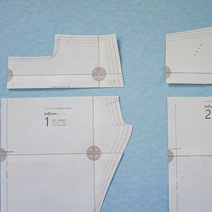 halfmoon 101 JEANS | blending sizes + adjusting the rise